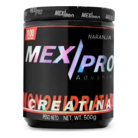 Mex/pro Creatina Monohidratada 500 Gr Naranja
