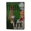 GG 1587 Tin Sign with Italian Coffee Design 30 x