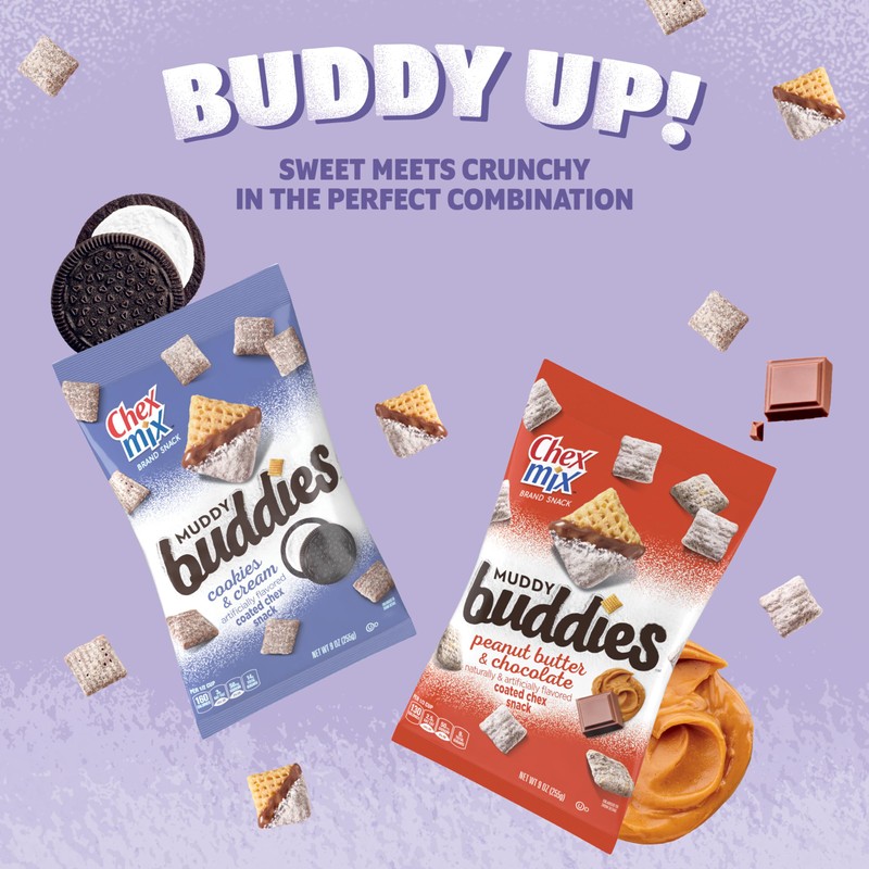 Chex Mix Muddy Buddies Peanut Butter and Chocolate Snack Mix,