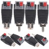 TEHAUX 8pcs Audio Adapter Connector Plug Speaker Wire Plugs for