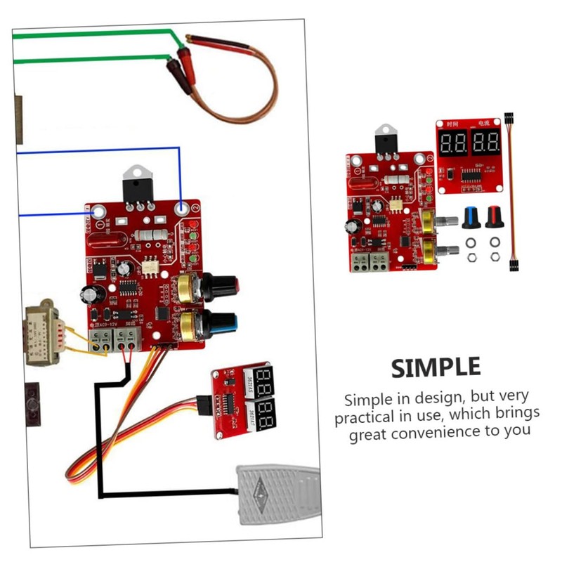Gadpiparty Spot Welder Control Board Time Adjustment Diy Spot Welding