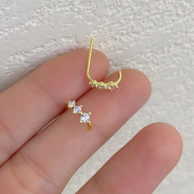 LOVPEPY Split Hoop Earrings to Daughter 14k Plated Gold 925