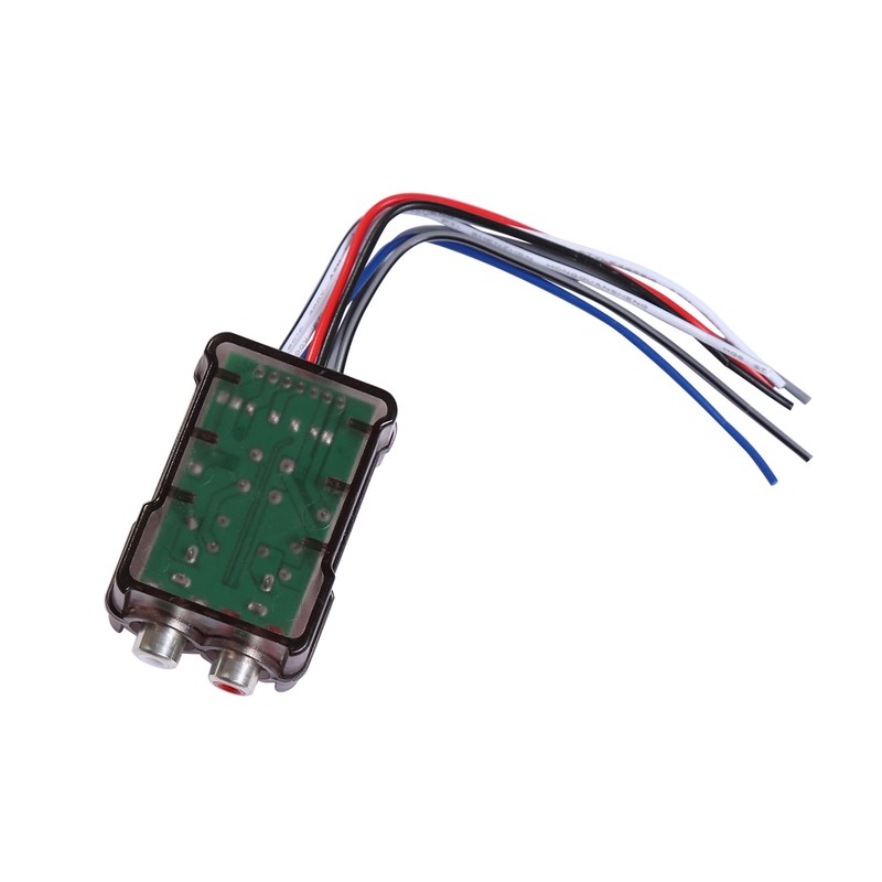 AUOKAY Car Stereo Speak Hi-Low Converter for Auto Subwoofer Amplifier