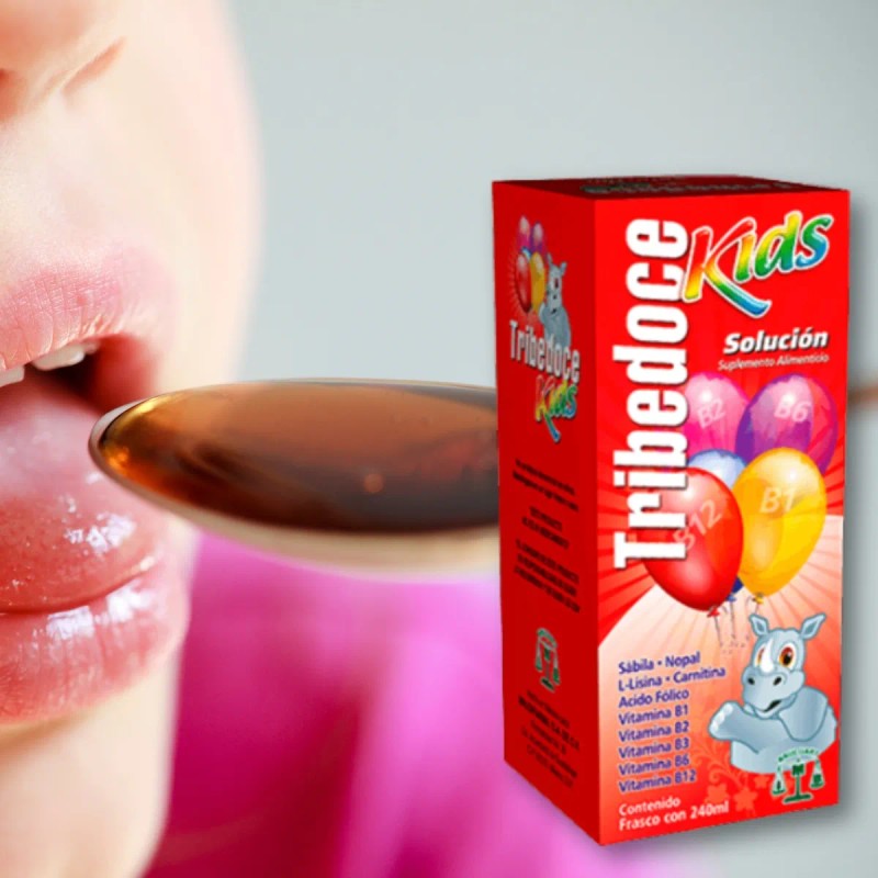 Tribedoce Tribekids Complejo B Suplemento Alimenticio Solución 240 ml