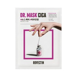 ROVECTIN] Dr. Mask CICA (5 ea.) - Soothing and Hydrating Facial Mask Sheet with Calamine and Madecassoside