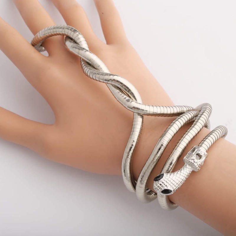 KUIYAI Bendable Snake Necklace Multi-Purpose Necklace Flexible Twist Jewelry (snake