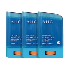 AHC_Natural Perfection Double Shield Sun Stick 22g / AHC_내추럴 퍼펙션 더블 쉴드 선스틱 22g X3개, 내추럴 퍼펙션 더블 쉴드 선스틱내추럴 퍼펙션 더블 쉴드 선스틱_22g x3개22g x3개