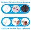 11pcs Drawstring Threader Tool, Flexible Needle Metal Drawstring Threader Tweezers