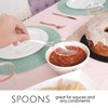 Plasticpro Clear Serving utensils (24, Serving Utensils Set)