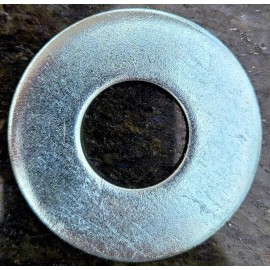 Hillman 6 Washer Toss Game Large Replacement Paintable Washers 2-1/2" Silver 3 OZ Each