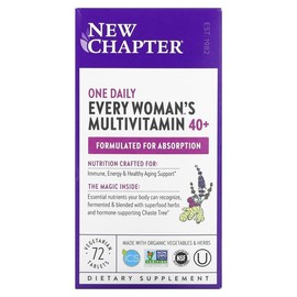 40 Plus Every Women&#39;s One Daily Whole Food Multivitamin Veggie 72 Tablets / 40플러스 에브리 우먼스 원 데일리 홀푸드 멀티비타민 베지 72정