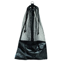 ScubaMax BG-632 Mesh Bag Draw String w/Shoulder Strap - Black