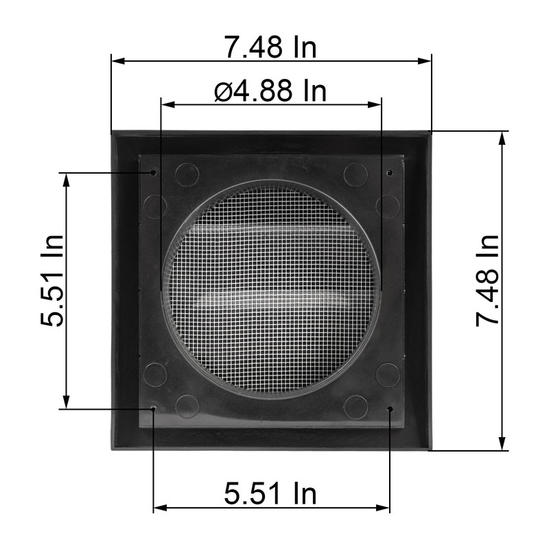Vent Systems Ø125 mm / 5" Inch - Anthracite Air