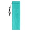 Foldable Silicone Keyboard 108 Keys Silicone Foldable USB Wired Waterproof