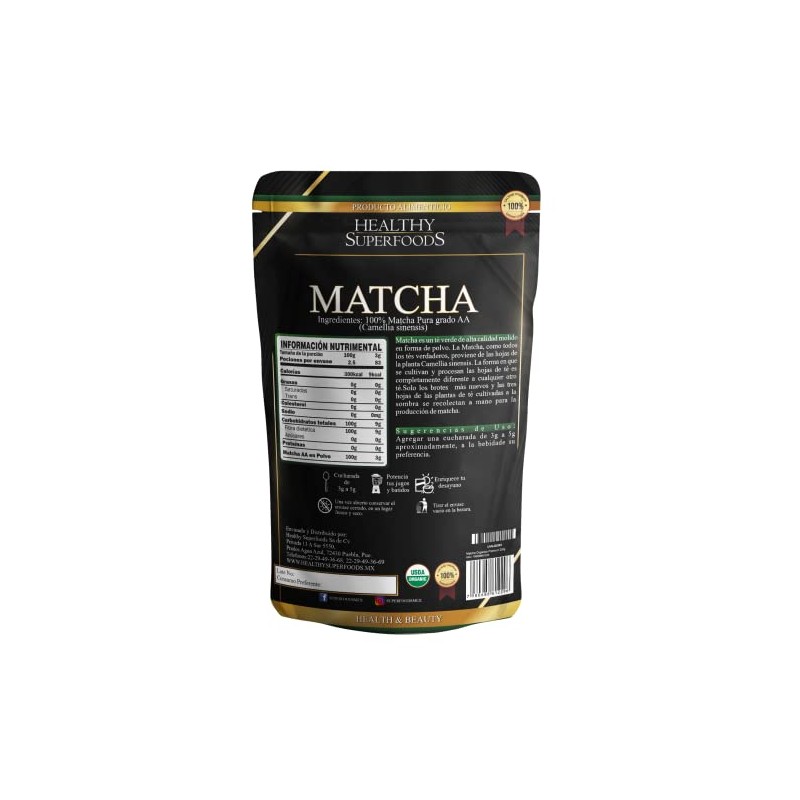 HEALTHY SUPERFOODS Matcha Orgánica 250g