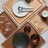 Kinto placemat wood tray 430x330mm 3 colors, teak / 킨토