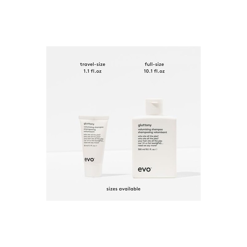 Evo Gluttony Volume Shampoo, 10.1 Ounce