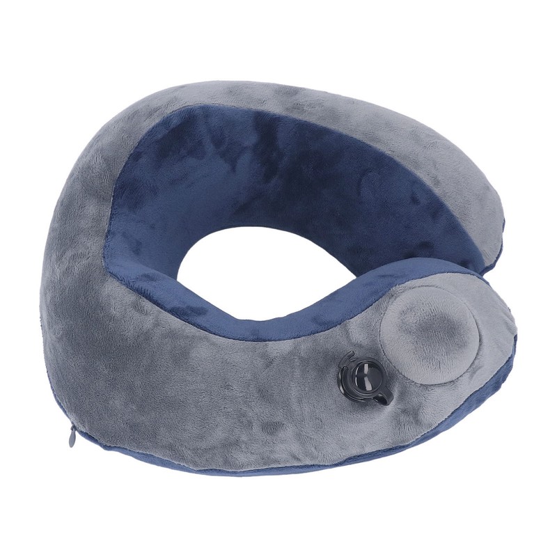 Self Inflatable Travel Pillow U Shaped Portable Neck Chain Support