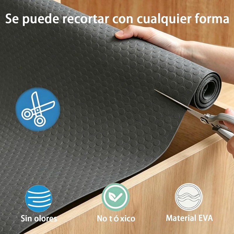 30x500cm Forro para Repisass y Cajones, Cajón para Frigorífico Impermeable