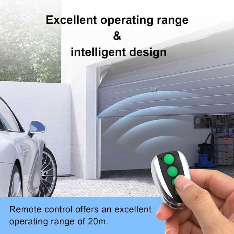 3 Pack Garage Door Remote Compatible with TOPENS M12, Garage
