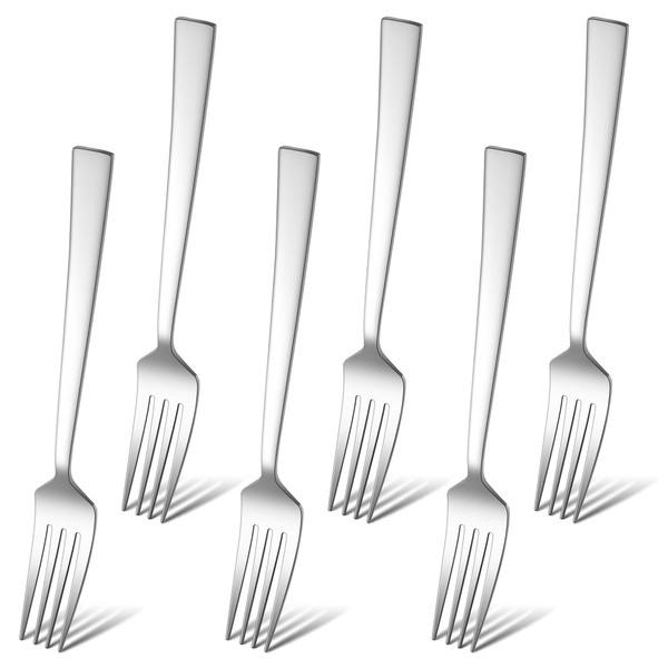 HaWare Forks, 6 Piece Stainless Steel Forks Dining Forks Set,
