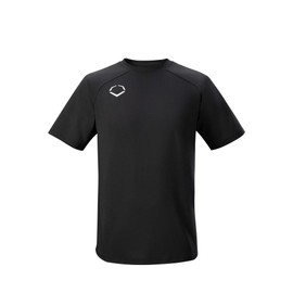 EvoShield Boys Pro Team Training Tee Black- Youth, Black, Large US