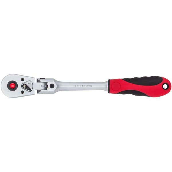 GEDORE Red 2K Joint Reversible Ratchet 3/8 Inch Length 246 mm