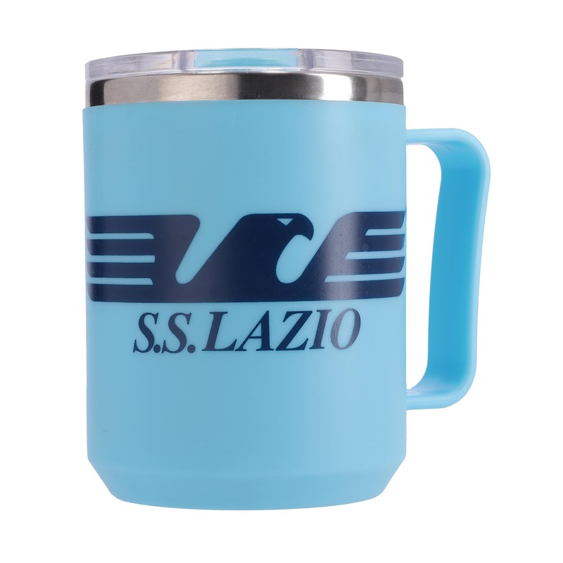 SS Lazio Tazza Acciaio Termica Prodotto Ufficiale, Celeste