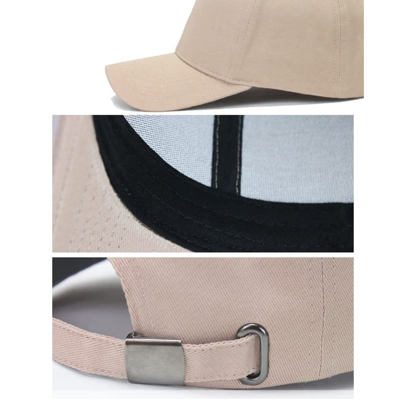 Laquest Large Size Baseball Cap, 100% Cotton, Slightly Thin, Simple,