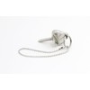 gakuryo Keychain Silver Total length 140 mm, Thread 22 mm,