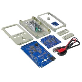 Kuman JYE DSO Shell Oscilloscope DIY Kit with Open Source 2.4 inch color TFT LCD+ Shell + DIY Parts + Probe 15001K (SMD pre-soldered)