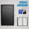Professional Business Card Holder/Book with Black Cover Holds 300 Business
