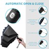 Pioggistar Windproof Folding Umbrella, Automatic Reverse Umbrella, Large Rain Umbrella,