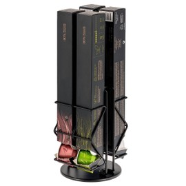 eluno Capsule Stand for Nespresso, Capsule Dispenser for Carton, 360° Rotatable, Black