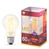 【節電対策】 アイリスオーヤマ(IRIS OHYAMA) LEDフィラメント電球 E26 60形相当 キャンドル色 非調光 LDA7C-G-FC
