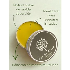 Bálsamo de Caléndula y Manzanilla para Piel Sensible – Pomada Natural Calmante Multiusos para Labios, Manos y Zonas Irritadas – Hidratación para Piel 