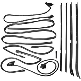 Roof Rail Door Window Trunk Seal Weatherstripping Seal Kit Replacement for 1981-1988 Regal Cutlass RWD 2 Door，Replace 568979