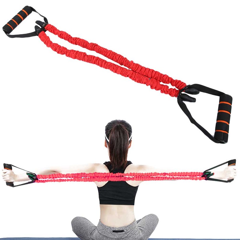 Elderly Stroke Recovery Fitness Training Pulling Rope Elastic Tension Resistance