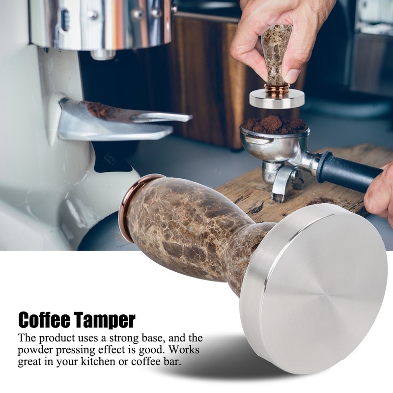 58mm Kitchen Shop Stainless Steel Coffee Powder Press Hammer Tamper