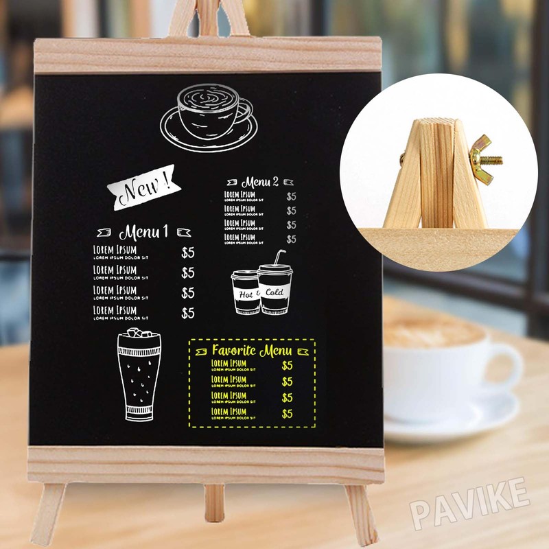 PAVIKE Chalkboard, 11.4 x 6.3 inches (29 x 16 cm),