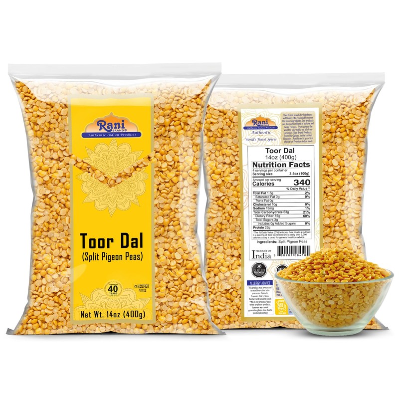Rani Toor Dal (Split Pigeon Peas) 14oz (400g) ~ All