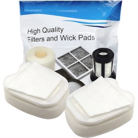 HQRP 2-Pack Filter Kit compatible with Shark Rocket HV319 HV320 HV321 HV322 HV324 HV345 UV330 UV380 UV422 UV425CCO ZS350 ZS351 ZS352 ZS360 Stick Vacuums, Parts XPMFK320 & 1084FTV320 Replacement