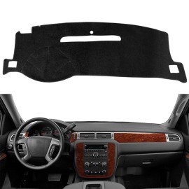 Car Dashboard Dash Mat For 2007-2014 Chevy Tahoe/Suburba Non-Slip Sun Cover Pad