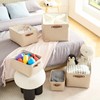 Mangata Fabric Storage Boxes,Collapsible Storage Basket for Books, Baby Toys,