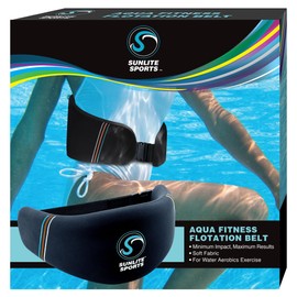 Sunlite Sports AquaFitness Deluxe Flotation Swimming Belt - Water Aerobics Equipment for Pool, Low-Impact Workout