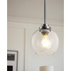 WYNEYET 3 Pack Globe Pendant Light, Brushed Nickel Hanging Ceiling