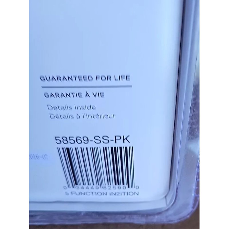 Delta 58569-SS-PK In2ition 2in1 5-Spray Dual Fixed Handheld ShowerHead Stainless