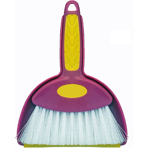 Cadet Home Solutions Broom Mini Hand Whisk and Snap-on Dustpan Set (1, Small)