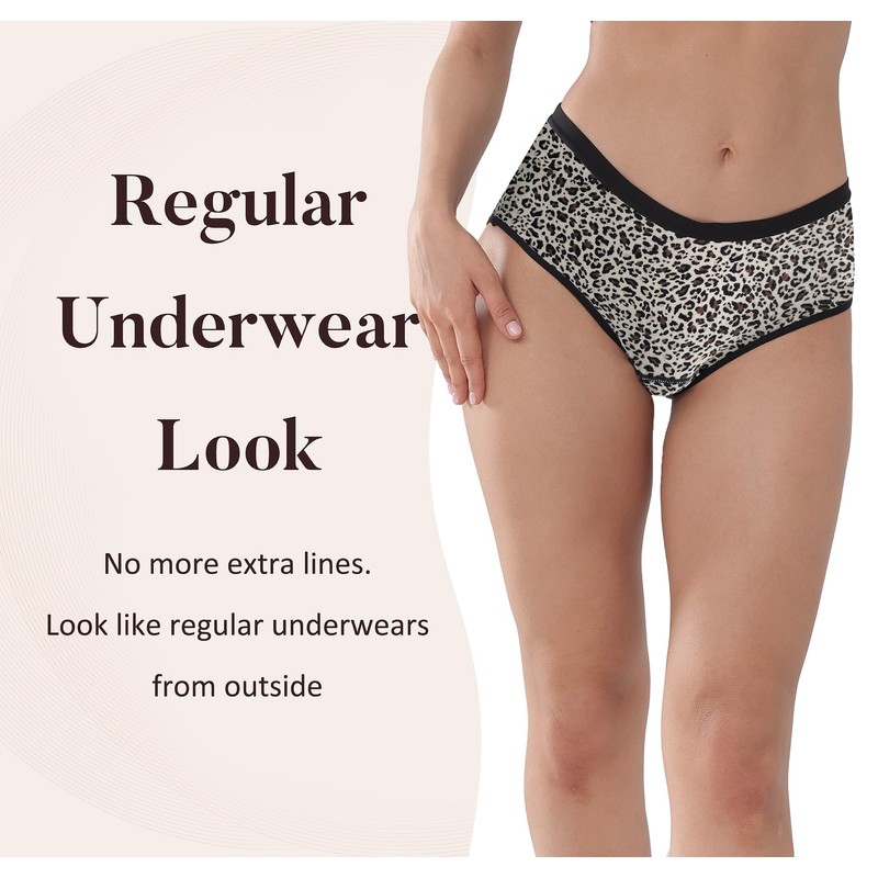 AIRCUTE Washable Leaks Proof Urine Incontinence Underwear for Women Absorbency