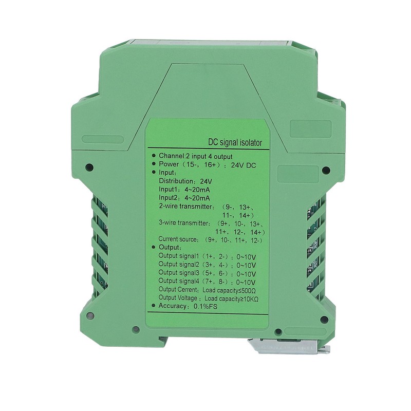 24V DC Signal Isolator 2 in 4 Out Direct Current